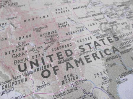 United States of America USA Map