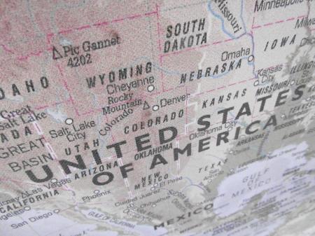 United States of America USA Map