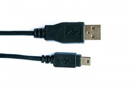USB cable isolated on white
