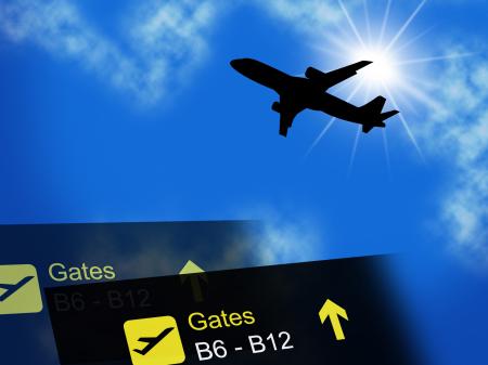 Vacation Abroad Indicates Aeroplane Plane And Fly