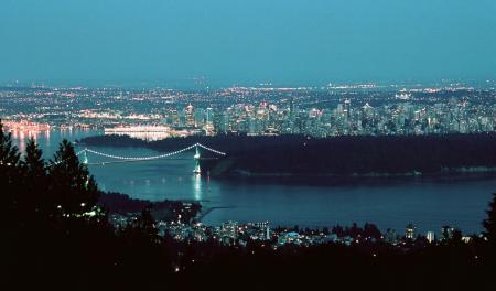 Vancouver Skyline, Night