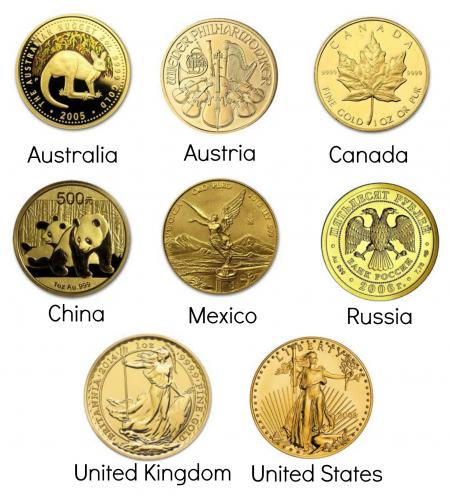 Various coins