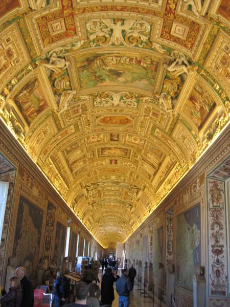Vatican museum ceiling