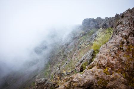 Vesuvio Volcano crater