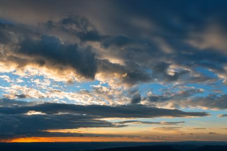 Vibrant Sunrise Cloudscape