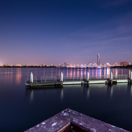 View of City at Night