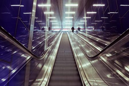 View of Escalator