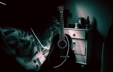 View of Guitar