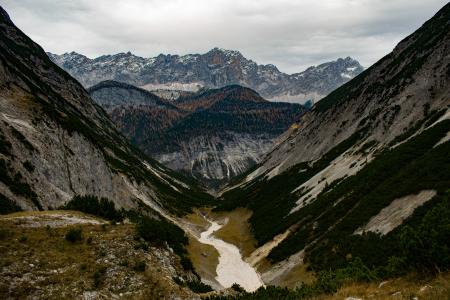 View of Mountains and Valley
