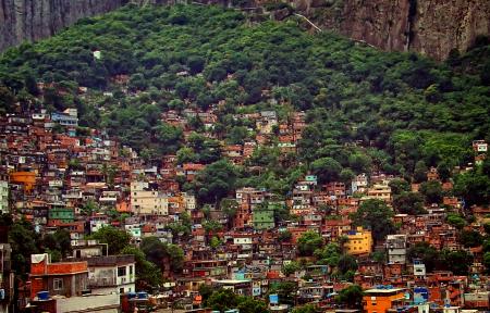 View Over Rocinha - The Largest Slum in Latin America - Rio de Janeiro