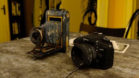 Vintage Camera and New