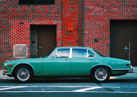 Vintage Car in City