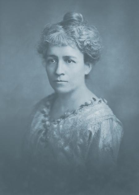 Vintage Cyanotype Portrait - Circa 1918