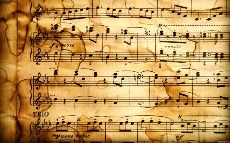 Vintage Musical Notes