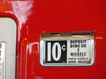 Vintage Red Vending Machine