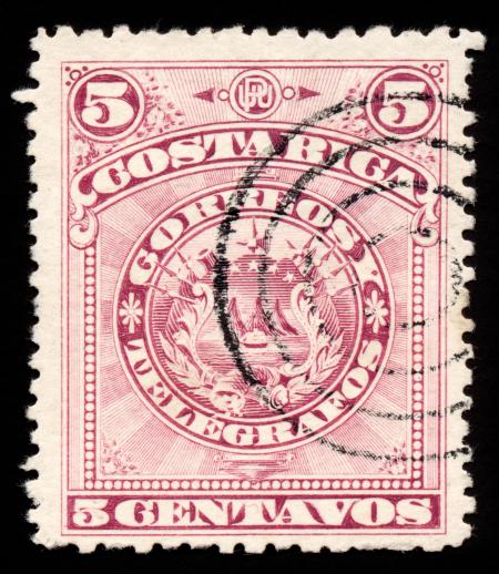 Violet Coat of Arms Stamp