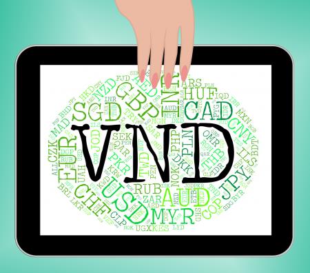 Vnd Currency Shows Forex Trading And Banknotes