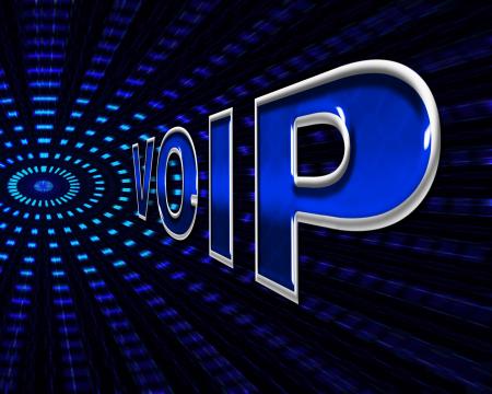 Voip Telephony Means Voice Over Broadband And Protocol