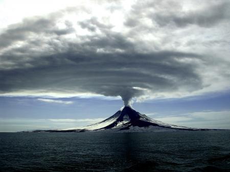 Volcano Erupting