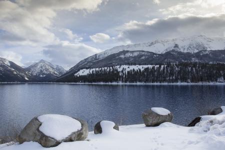 Wallowa Lake winter, Oregon