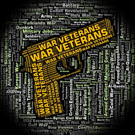 War Veterans Indicates Long Service And Combat