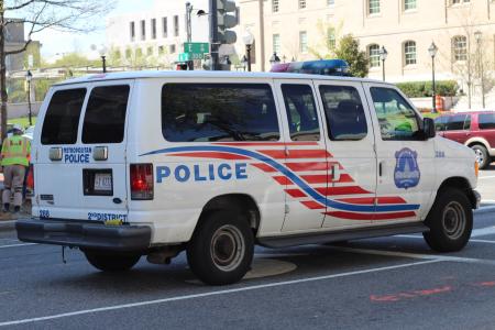 Washington, DC Metro Police Van