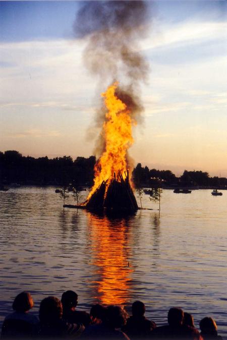 Water fireplace