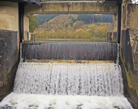 Water Flow at the Dam