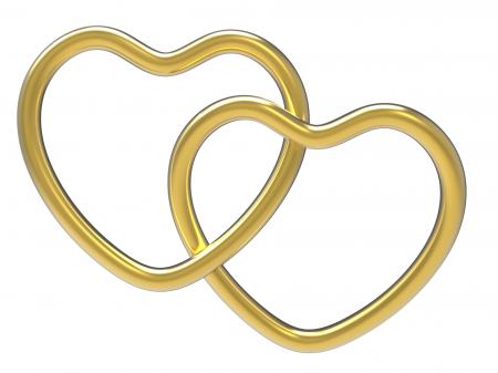 Wedding Rings Indicates Valentine Day And Eternity