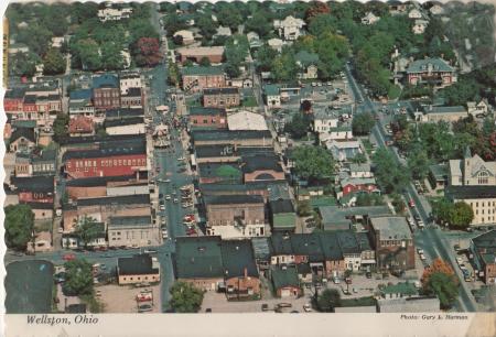 Wellston, Ohio vintage postcard front