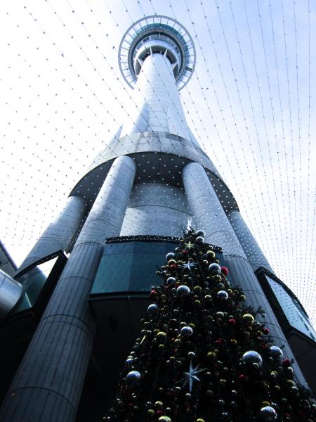 White and Black Concrete Tower