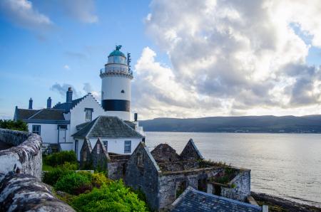 White and Black Lighthouse