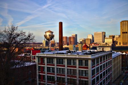 White and Brown City Buildings