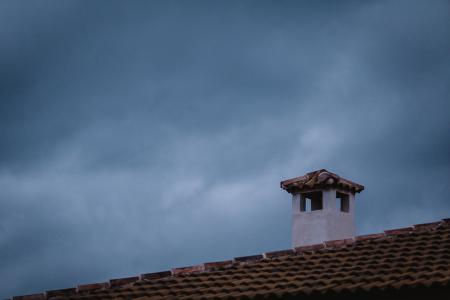 White and Brown Concrete Chimney