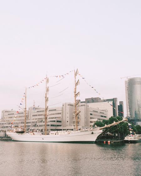 White Boat on Body of Water
