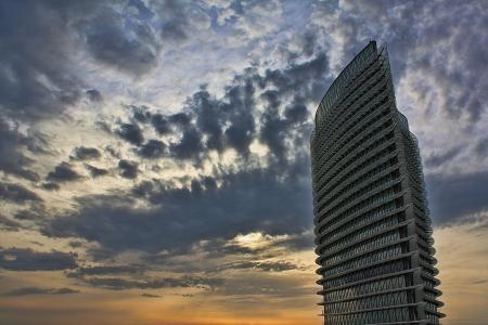 White Building Under Cloudy Sky