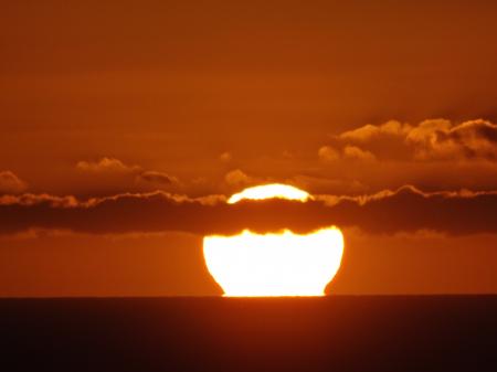 White Clouds during Sunset