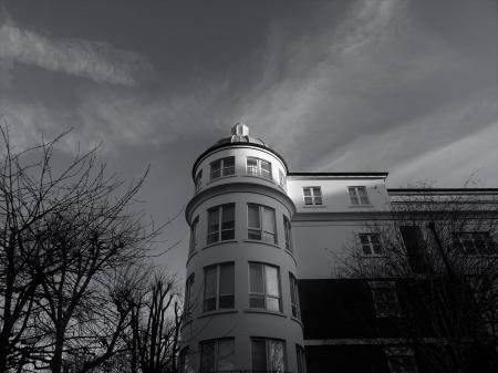 White Concrete Landmark