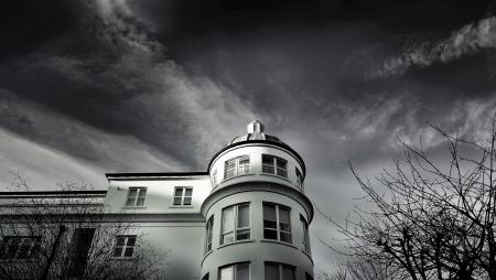 White Concrete Building Photo