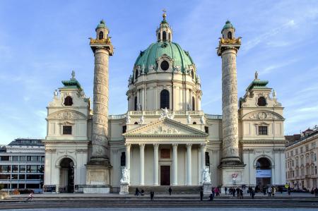 White Concrete Churchpeople Under Blue Sky