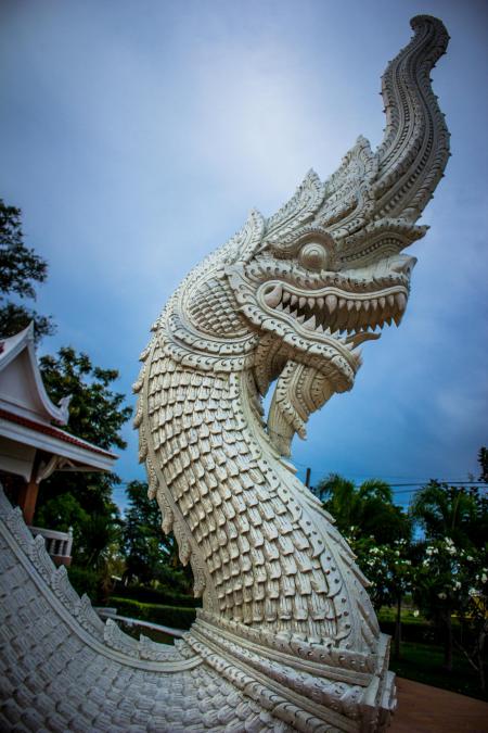 White Dragon Statue