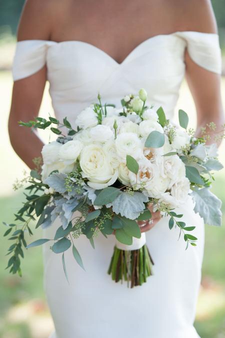 White flower bouquet
