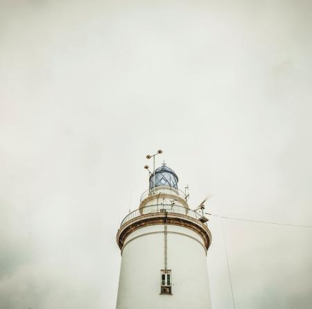 White Light House Under White Sky