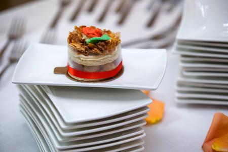 White Rectangular Ceramic Plate