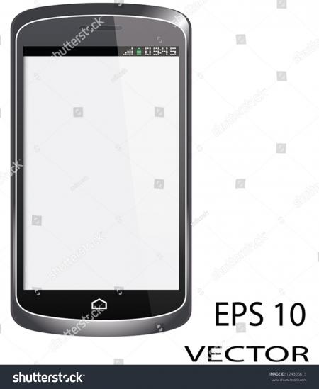 White screentouch phone
