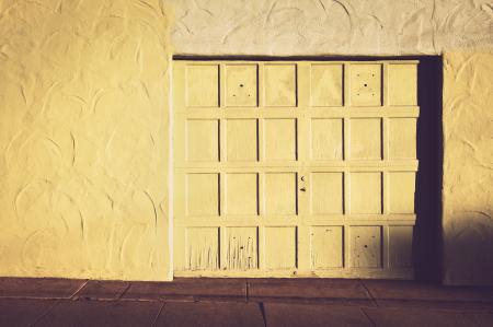 White Wooden Closed Door