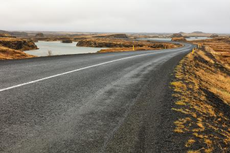 Winding Iceland Road - Hofdi