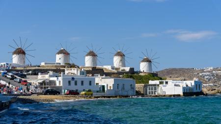 Windmills of Kato Mili, Mykonos