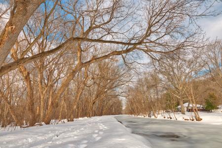 Winter Canal Trail - HDR