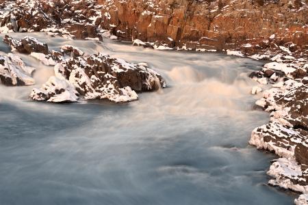 Winter Sapphire Falls - HDR
